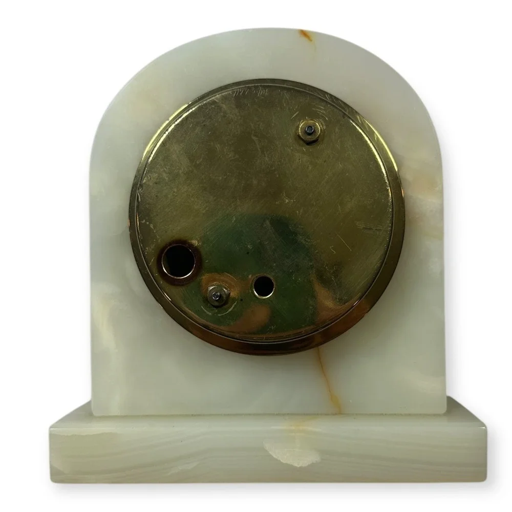 Vintage Made in USA Onyx Mantel Clock Movement by Sessions‎  7